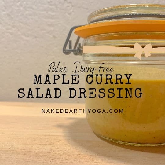 paleo maple cashew salad dressing