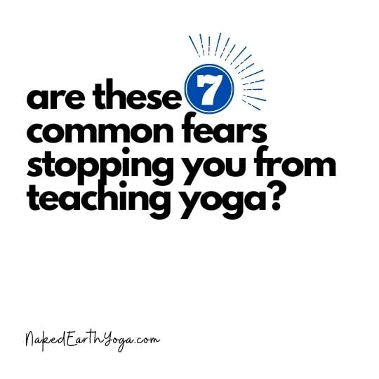 common fears stopping you from teaching yoga or starting a business