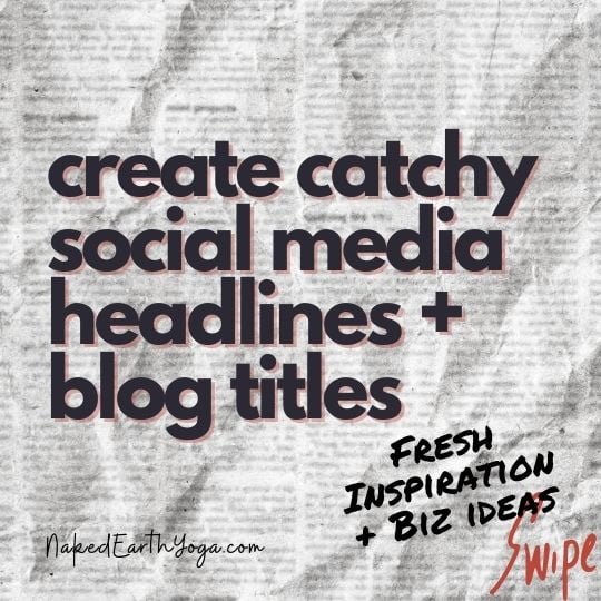 foolproof ways to create catchy social media headlines and blog titles