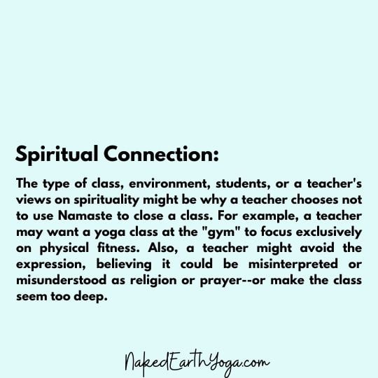 spiritual connection namaste