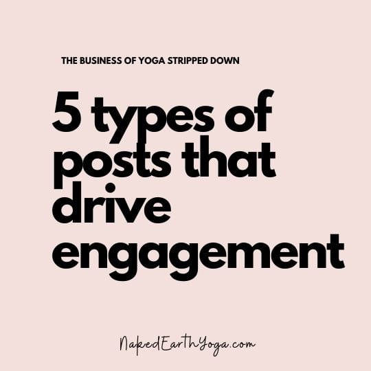 types of posts that drive engagement