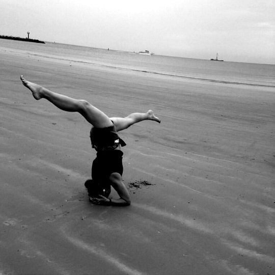 yoga business beach
